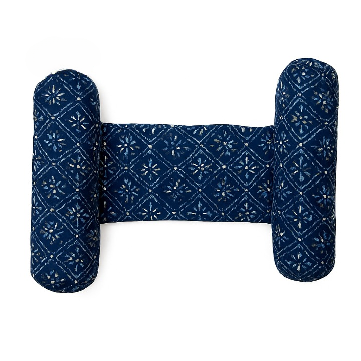 Soft Baby Sleeping Pillow With Neck Support | Comfortable Newborn Pillow For Head & Neck Protection | Printed Baby Sleep Cushion