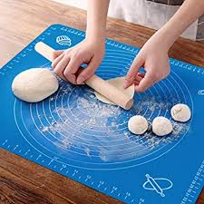 Silicone Roti Baking Mat with Measurements – Heat Resistant Non-Stick Dough Kneading & Flour Rolling Mat